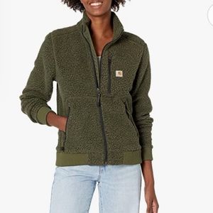 Womens carhartt fleece jacket xs